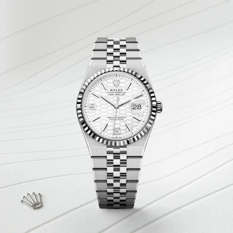 Rolex Land-Dweller 36 Oyster, 36 mm, aço Oystersteel e ouro branco M127234-0001 - imagem 1