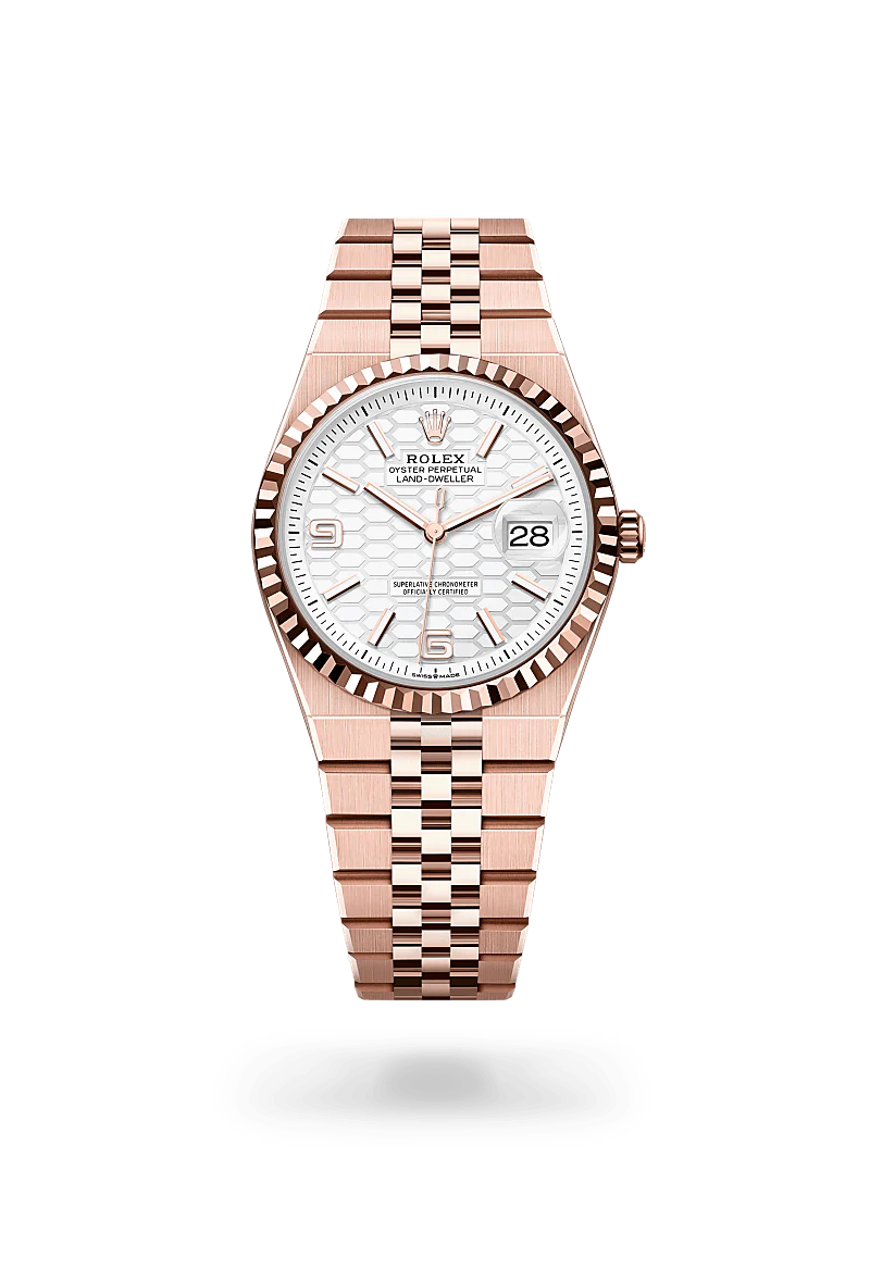 Rolex Land-Dweller 36 Oyster, 36 mm, ouro Everose M127235-0001
