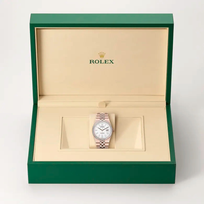 Rolex Land-Dweller 36 Oyster, 36 mm, ouro Everose e diamantes M127285TBR-0002 - imagem 2