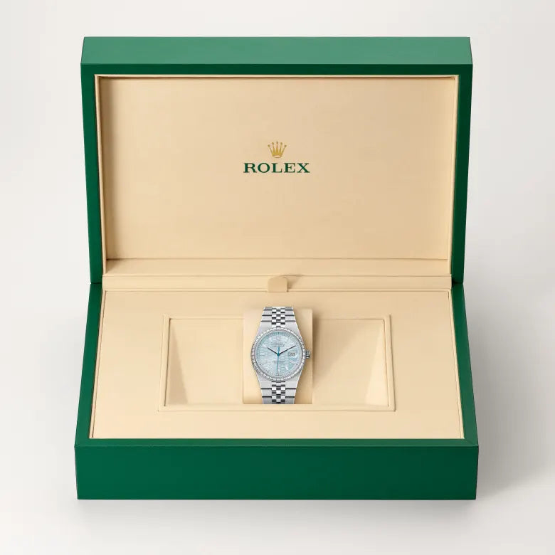 Rolex Land-Dweller 36 Oyster, 36 mm, platina e diamantes M127286TBR-0001 - imagem 2