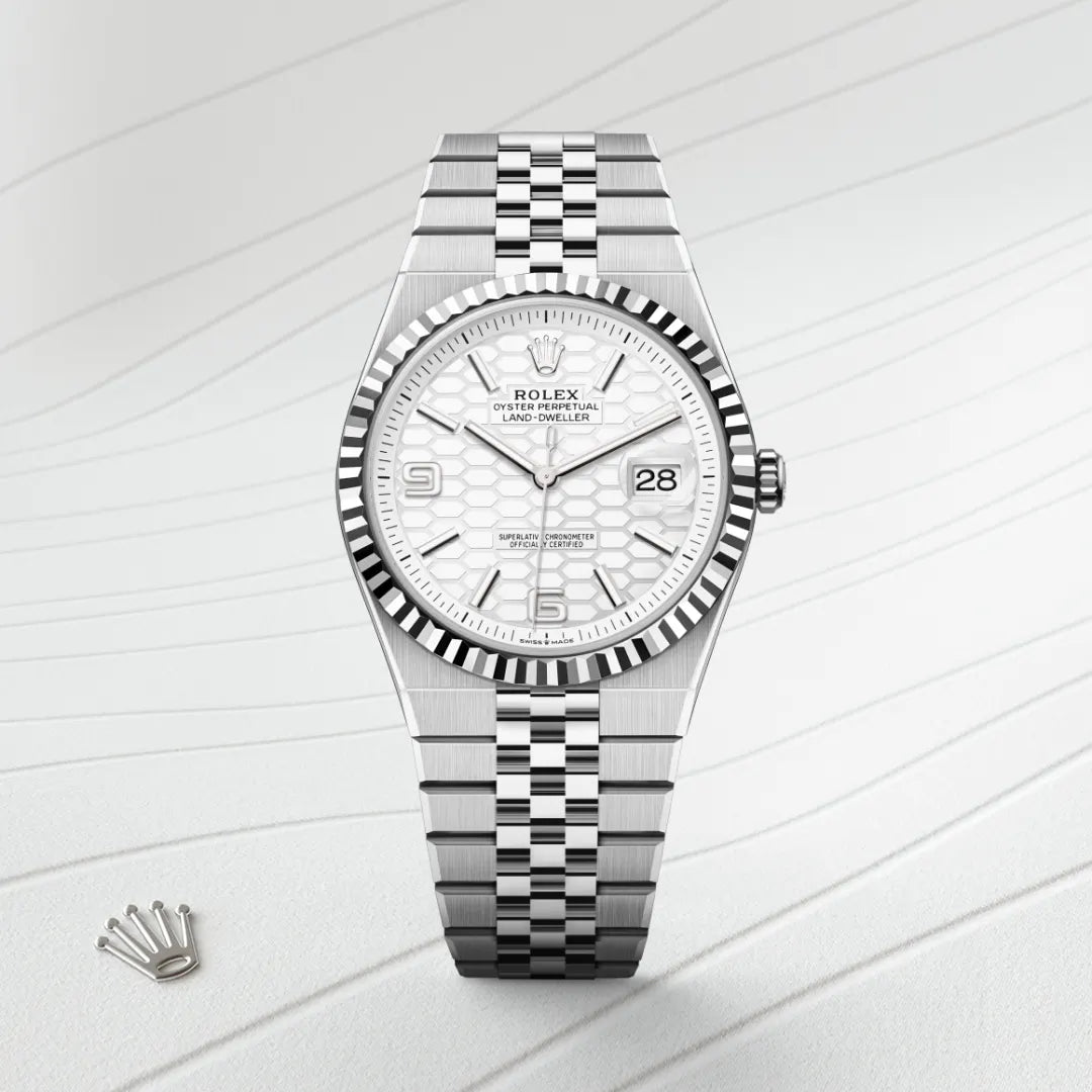 Rolex Land-Dweller 36 Oyster, 36 mm, aço Oystersteel e ouro branco M127234-0001 - imagem 1