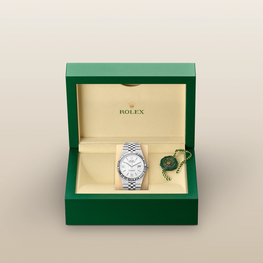 Rolex Land-Dweller 36 Oyster, 36 mm, aço Oystersteel e ouro branco M127234-0001 - imagem 2