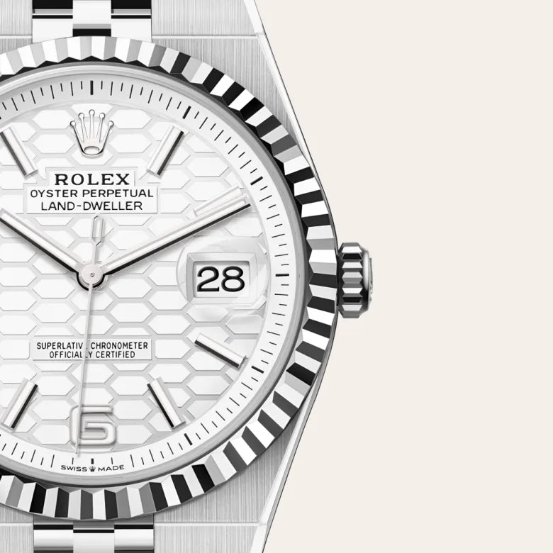 Rolex Land-Dweller 40 Oyster, 40 mm, aço Oystersteel e ouro branco M127334-0001 - imagem 3