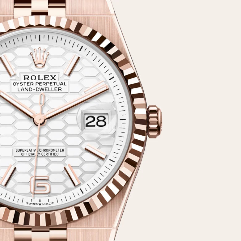 Rolex Land-Dweller 40 Oyster, 40 mm, ouro Everose M127335-0001 - imagem 3