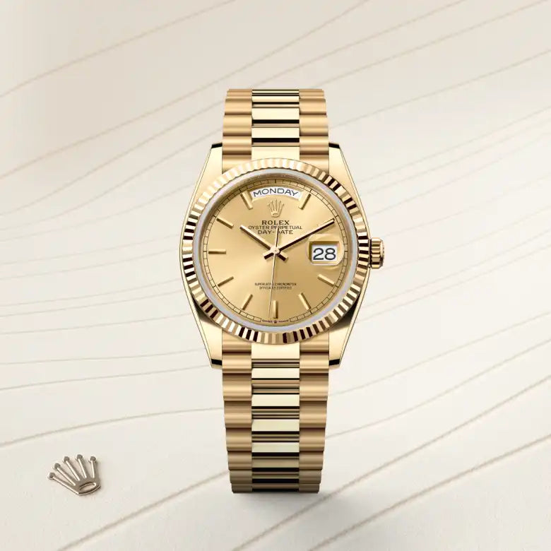 Rolex Day-Date 36 Oyster, 36 mm, ouro amarelo M128238-0045 - imagem 1