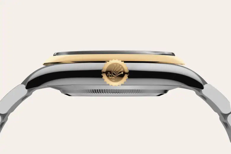 rolex Oyster Perpetual em Rolesor amarelo – combinação de aço Oystersteel e ouro amarelo,  - Montecristo