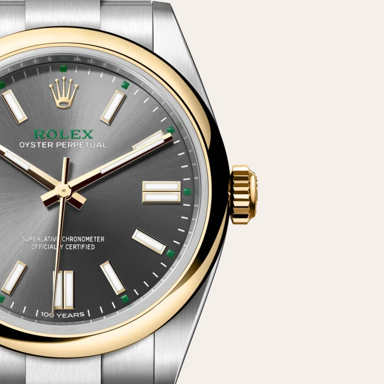Rolex  Oyster Perpetual 41 Oyster, 41 mm, aço Oystersteel e ouro amarelo M134303-0001 - imagem 3