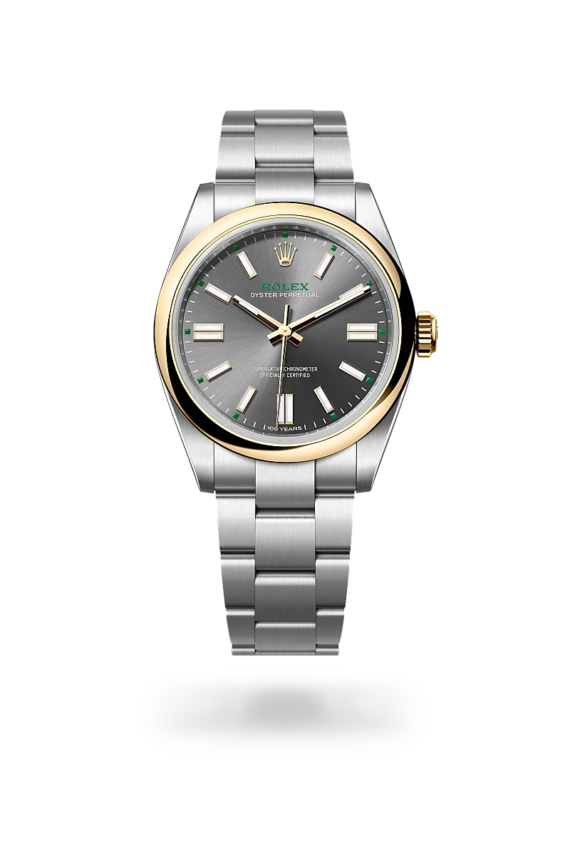 Rolex Oyster Perpetual in Rolesor amarelo – combinação de aço Oystersteel e ouro amarelo,  - Montecristo