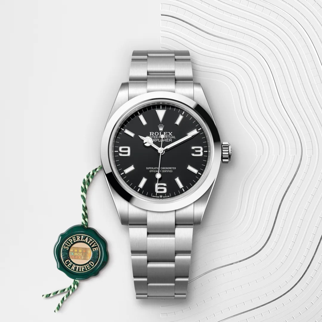Rolex Explorer 40 Oyster, 40 mm, aço Oystersteel M224270-0001 - imagem 3