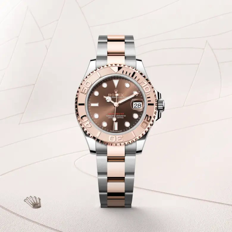 Rolex  Yacht-Master 37 Oyster, 37 mm, aço Oystersteel e ouro Everose M268621-0003 - imagem 1