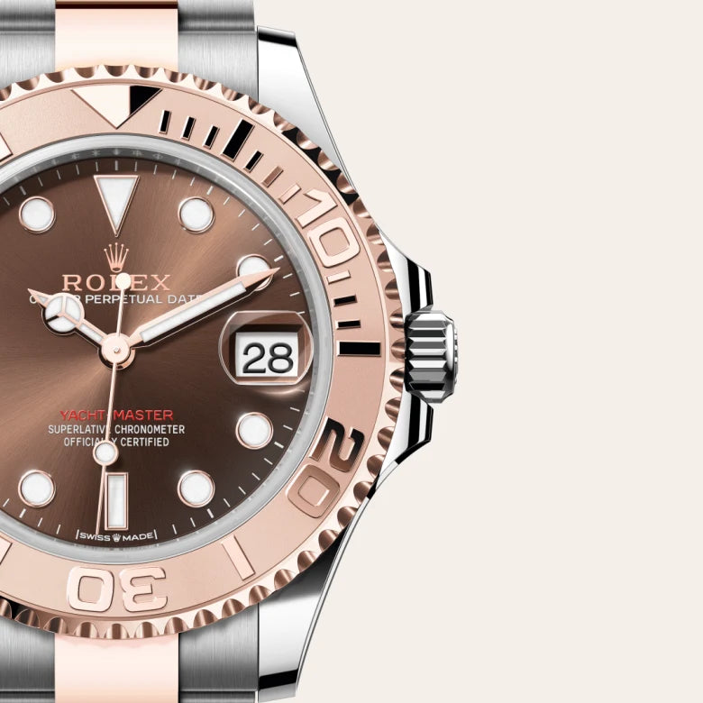 Rolex  Yacht-Master 37 Oyster, 37 mm, aço Oystersteel e ouro Everose M268621-0003 - imagem 3