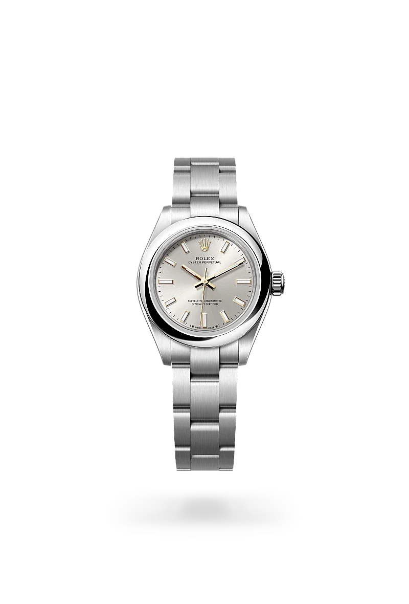 Rolex Oyster Perpetual 28 Oyster, 28 mm, aço Oystersteel M276200-0001
