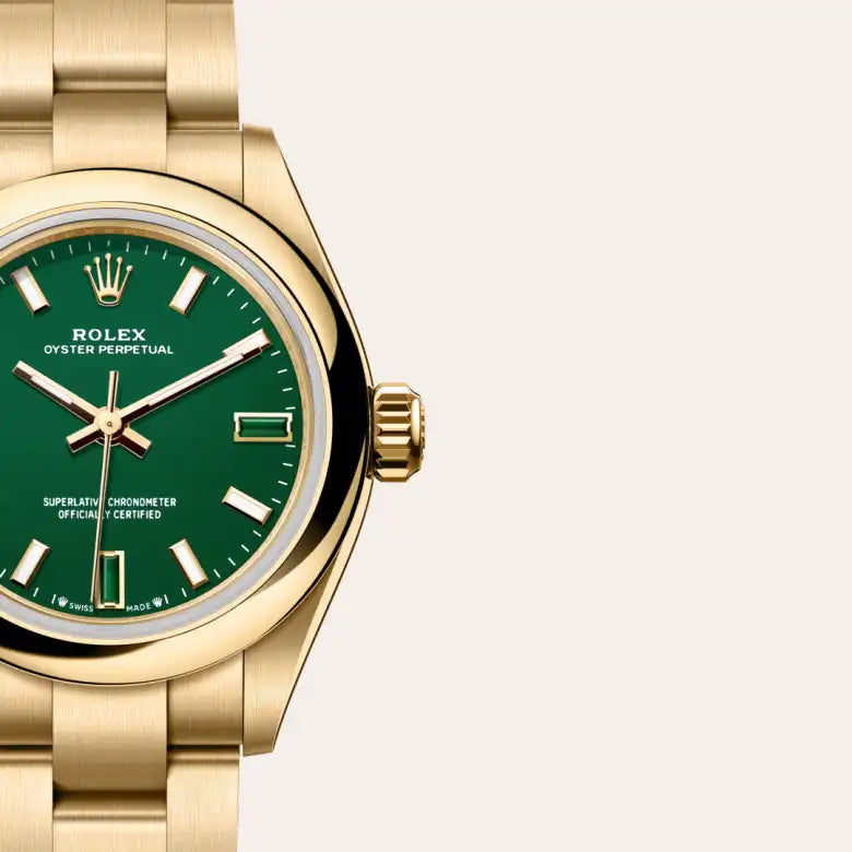 Rolex  Oyster Perpetual 28 Oyster, 28 mm, ouro amarelo M276208-0002 - imagem 3