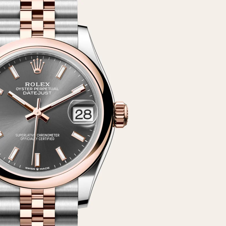 Rolex Datejust 31 Oyster, 31 mm, aço Oystersteel e ouro Everose M278241-0018 - imagem 3