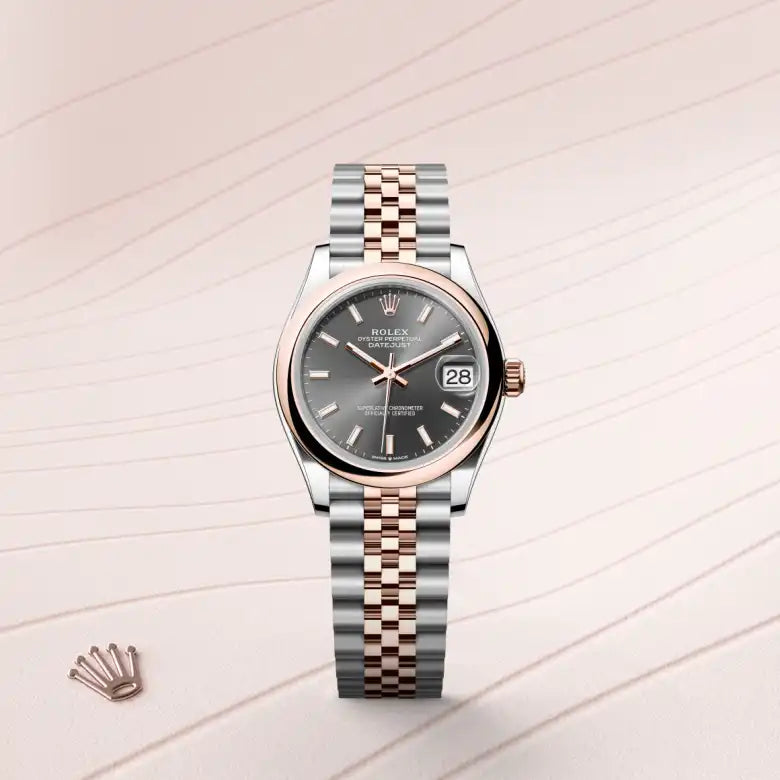 Rolex Datejust 31 Oyster, 31 mm, aço Oystersteel e ouro Everose M278241-0018 - imagem 1
