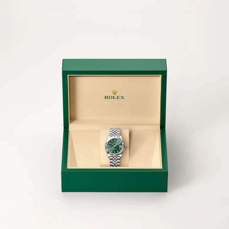 Rolex Datejust 31 Oyster, 31 mm, aço Oystersteel e ouro branco M278274-0018 - imagem 2