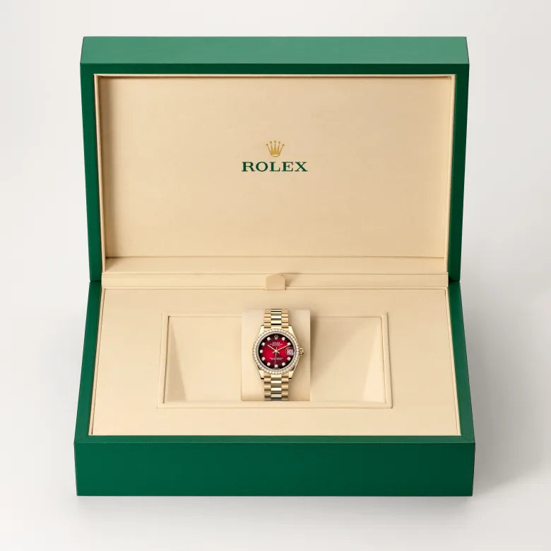 Rolex Datejust 31 Oyster, 31 mm, ouro amarelo e diamantes M278288RBR-0041 - imagem 2