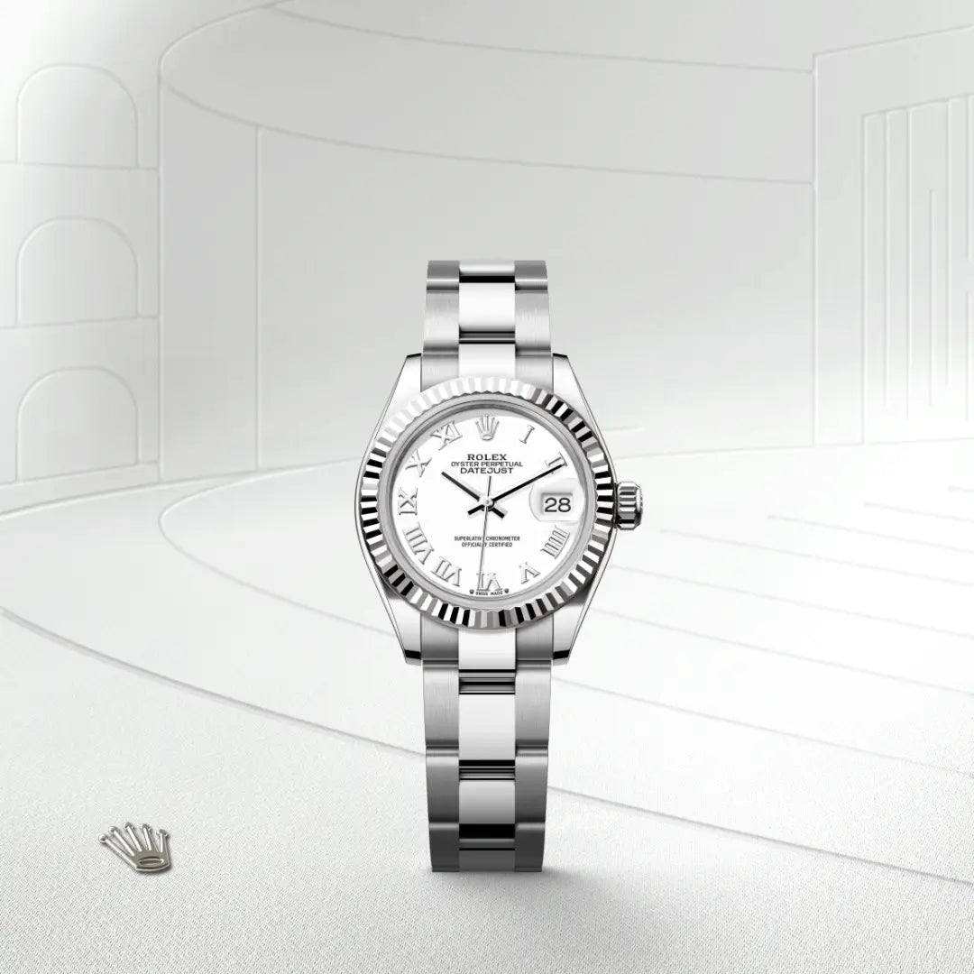 Rolex Lady-Datejust Oyster, 28 mm, aço Oystersteel e ouro branco M279174-0020 - imagem 1