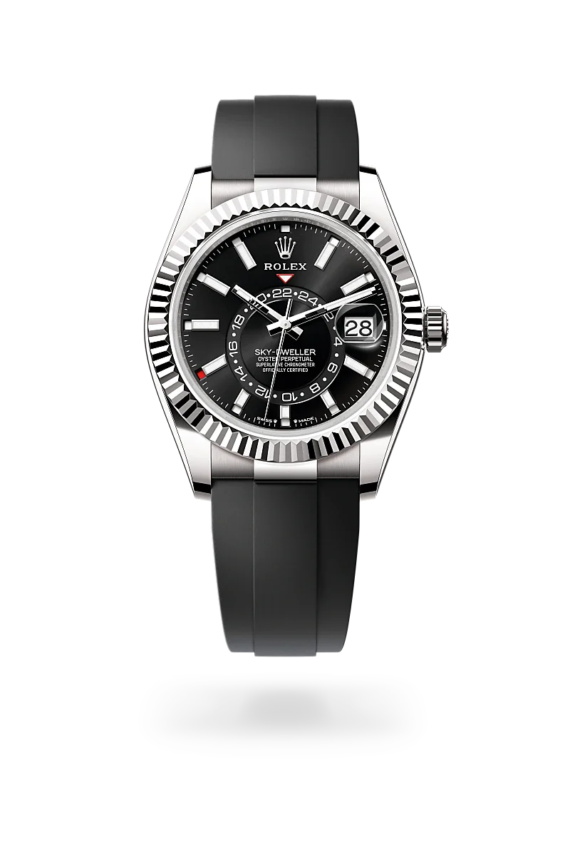 Rolex Sky-Dweller Oyster, 42 mm, ouro branco M336239-0002