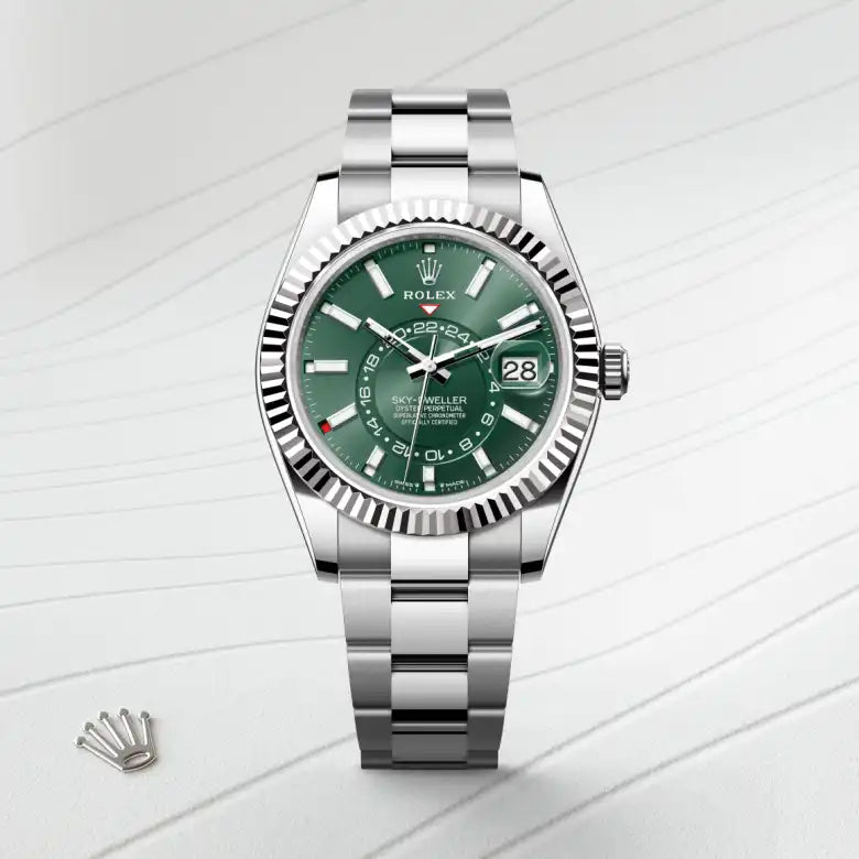 Rolex Sky-Dweller Oyster, 42 mm, aço Oystersteel e ouro branco M336934-0001 - imagem 1