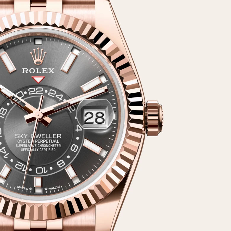 Rolex Sky-Dweller Oyster, 42 mm, ouro Everose M336935-0008 - imagem 3