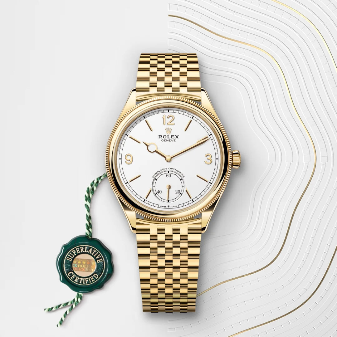 Rolex 1908 39 mm, ouro amarelo 18 quilates, acabamento polido M52508-0008 - imagem 3
