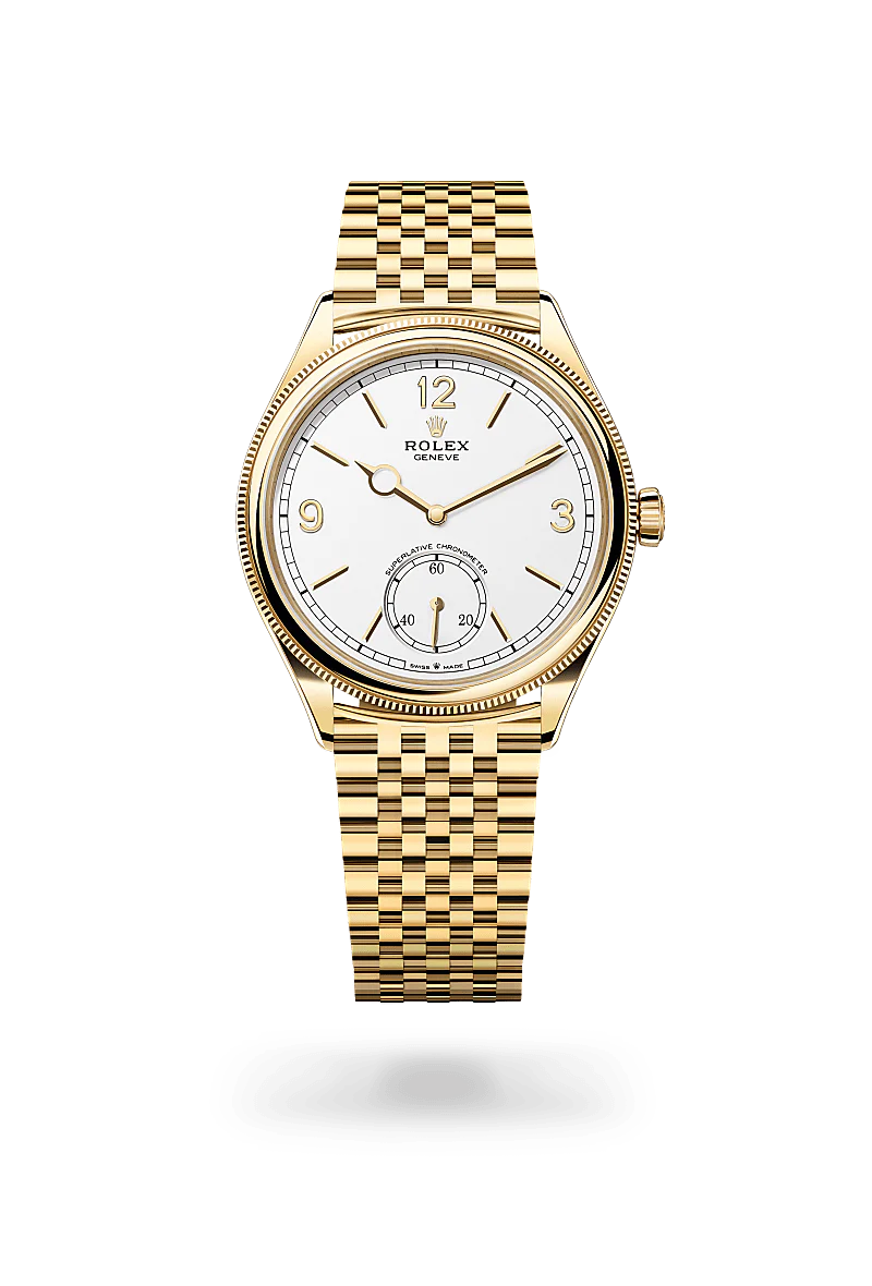Rolex 1908 39 mm, ouro amarelo 18 quilates, acabamento polido M52508-0008