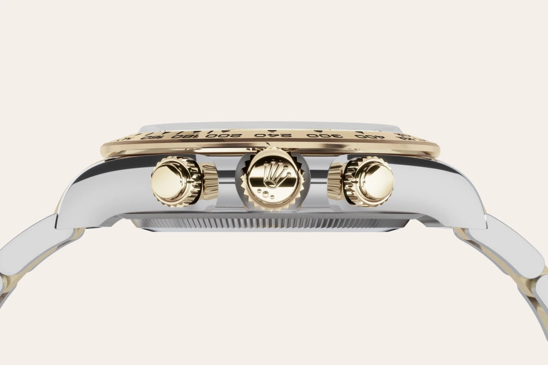 rolex Cosmograph Daytona em Rolesor amarelo – combinação de aço Oystersteel e ouro amarelo, M126503-0003 - Montecristo