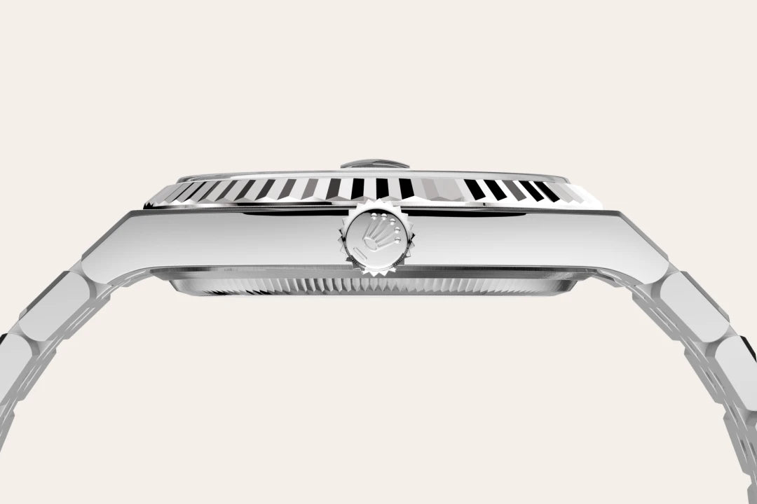rolex Land-Dweller em Rolesor branco – combinação de aço Oystersteel e ouro branco, M127334-0001 - Montecristo