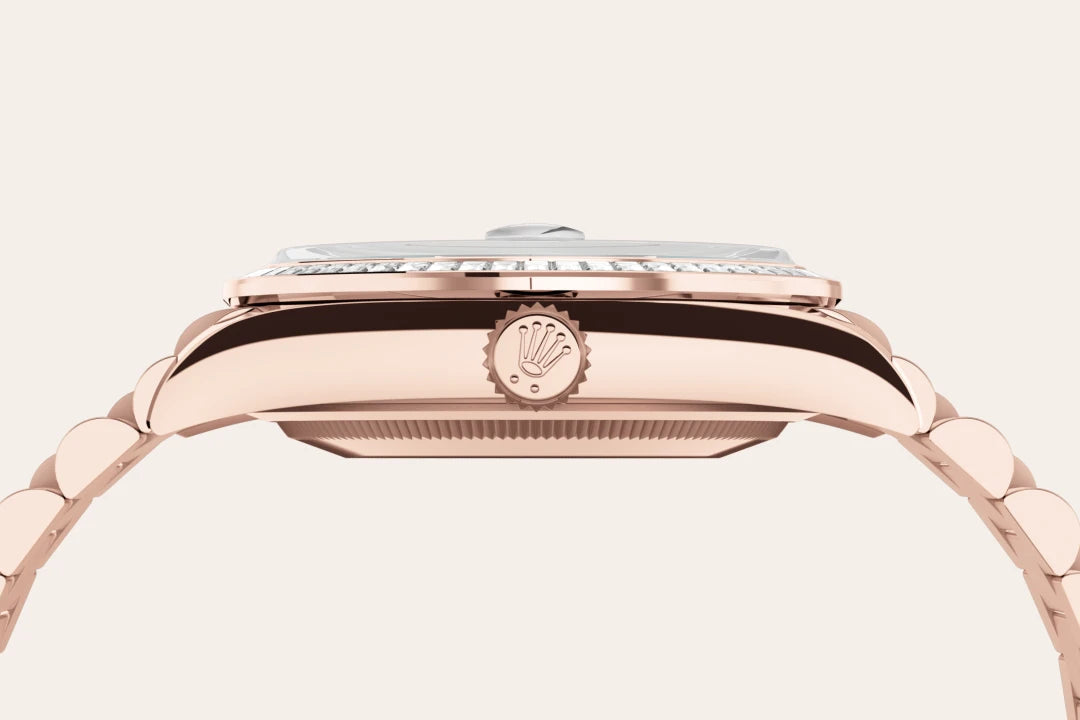 rolex Day-Date em Ouro Everose 18 quilates, M128395TBR-0032 - Montecristo