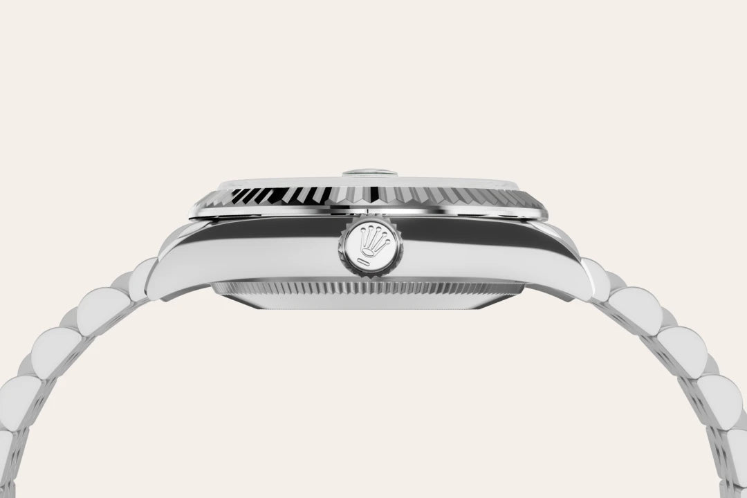 rolex Datejust em Rolesor branco – combinação de aço Oystersteel e ouro branco, M278274-0018 - Montecristo
