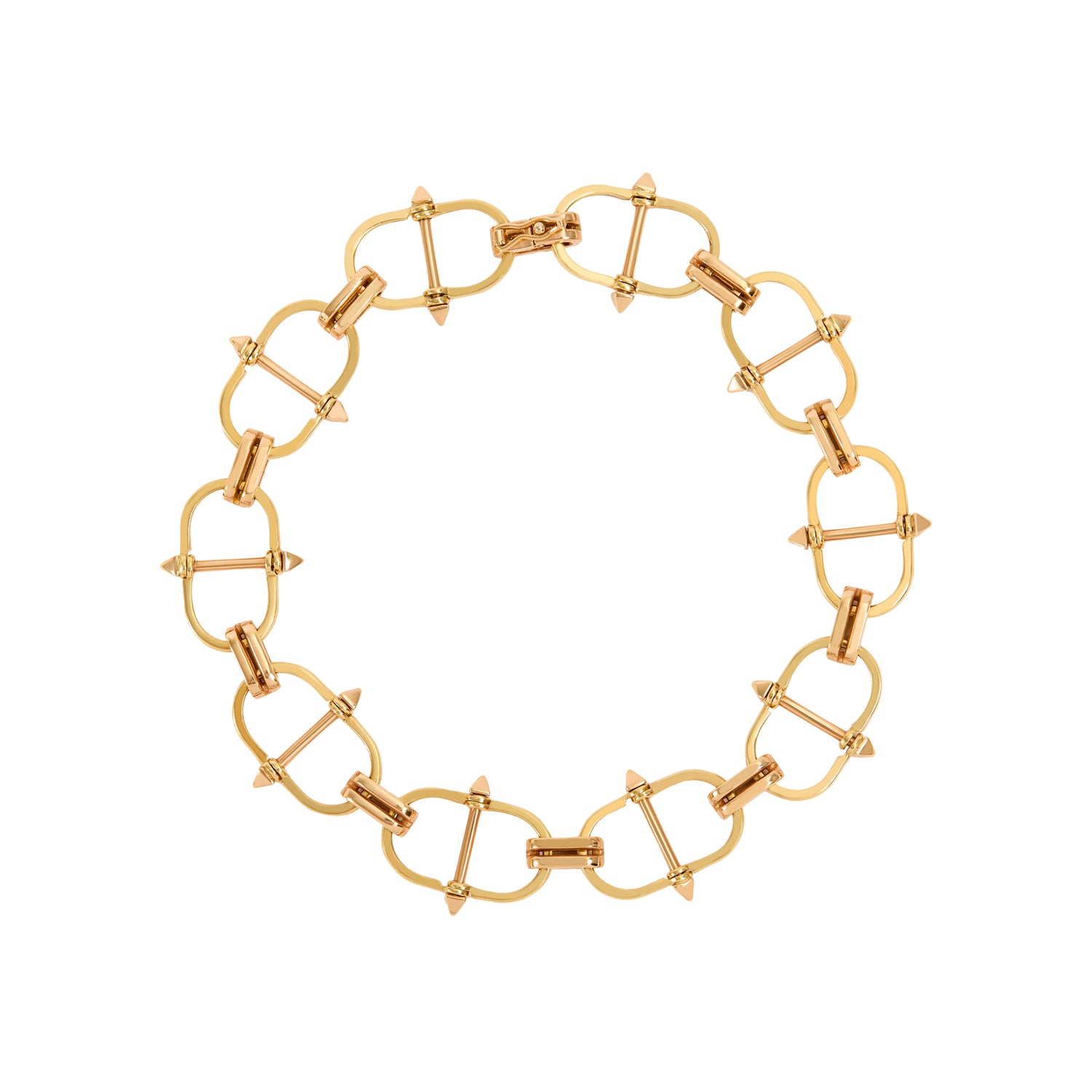 Pulseira Masculina Elos Piastrine Largos