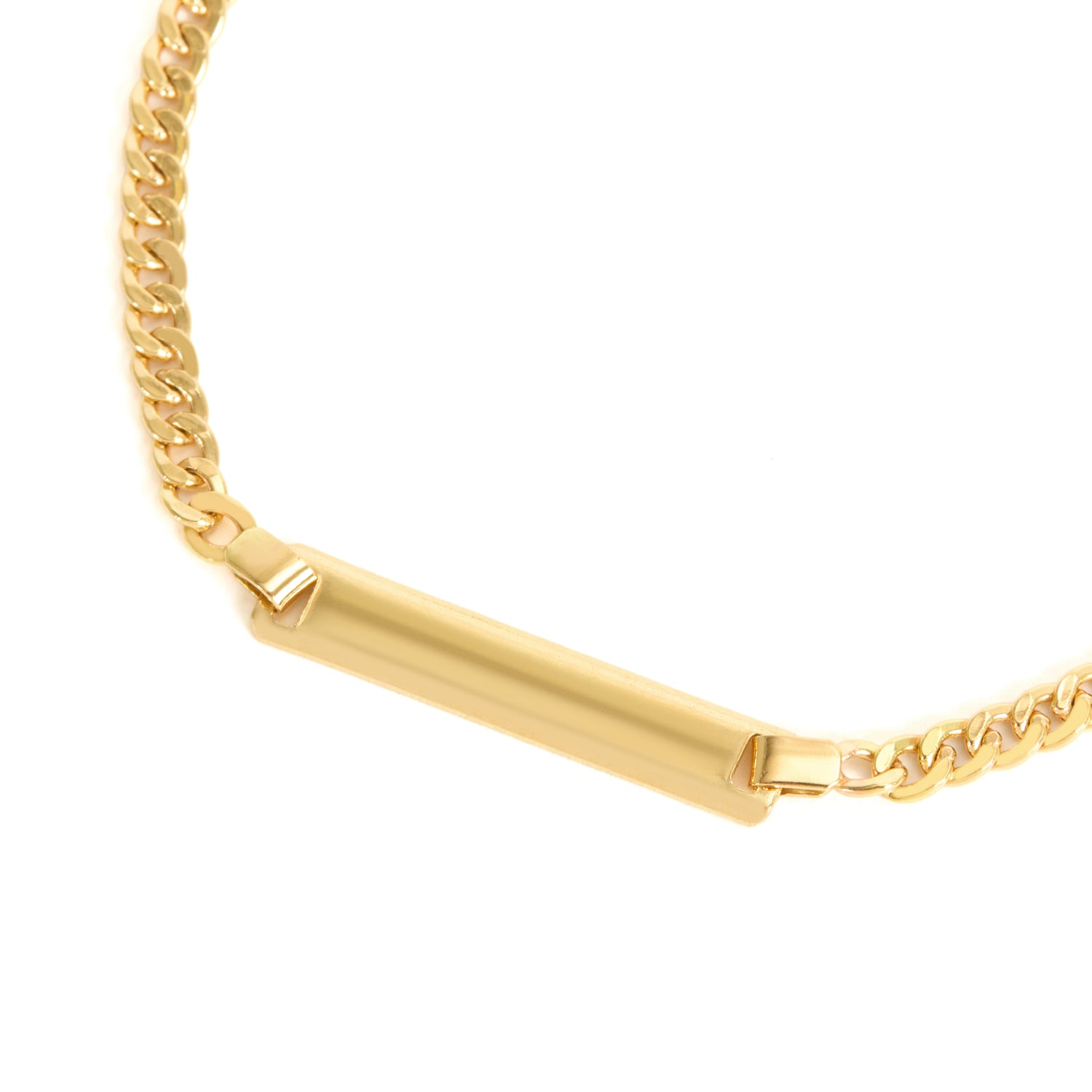 Pulseira Infantil Elos Grumet em Ouro Amarelo