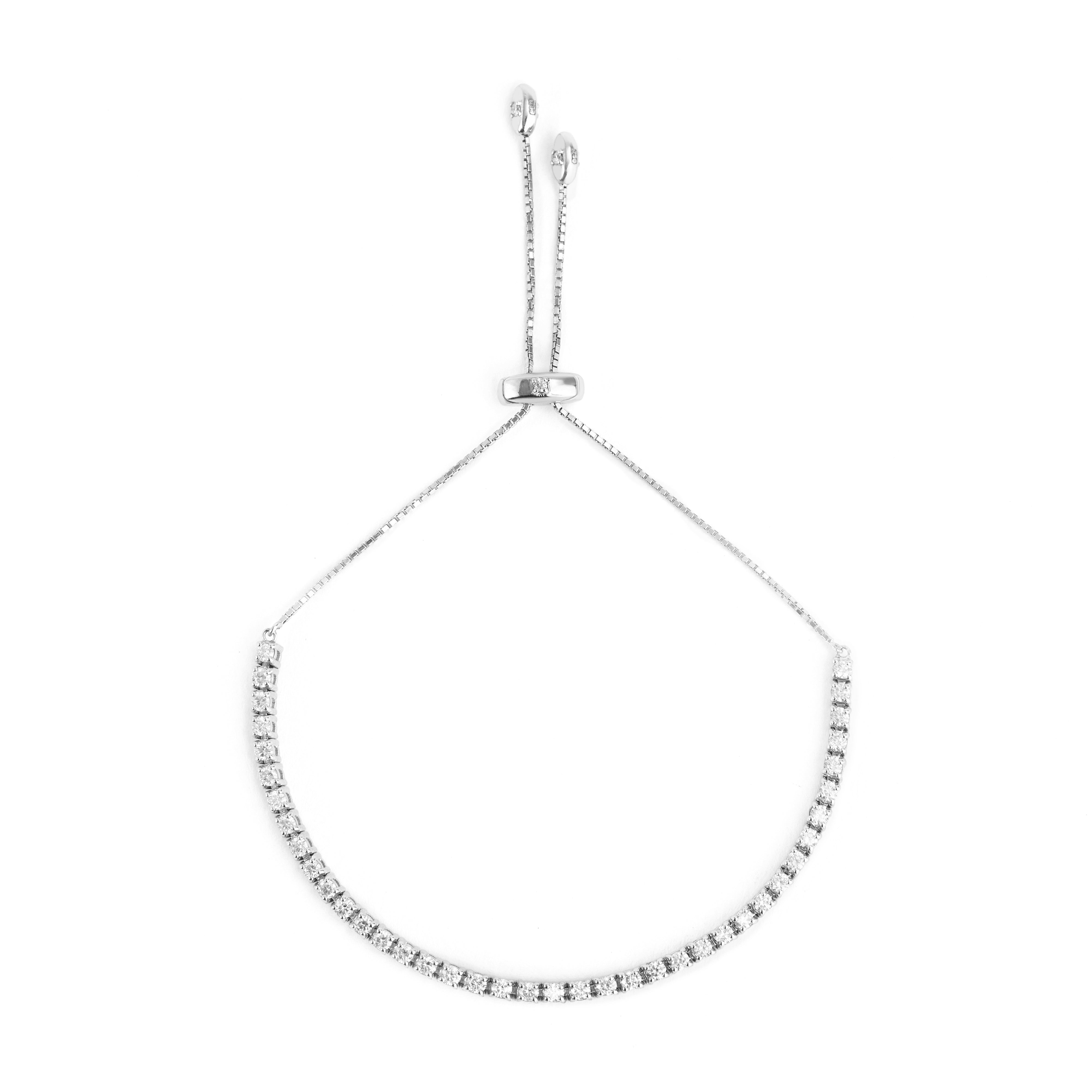 Pulseira Meia Riviera Diamantes
