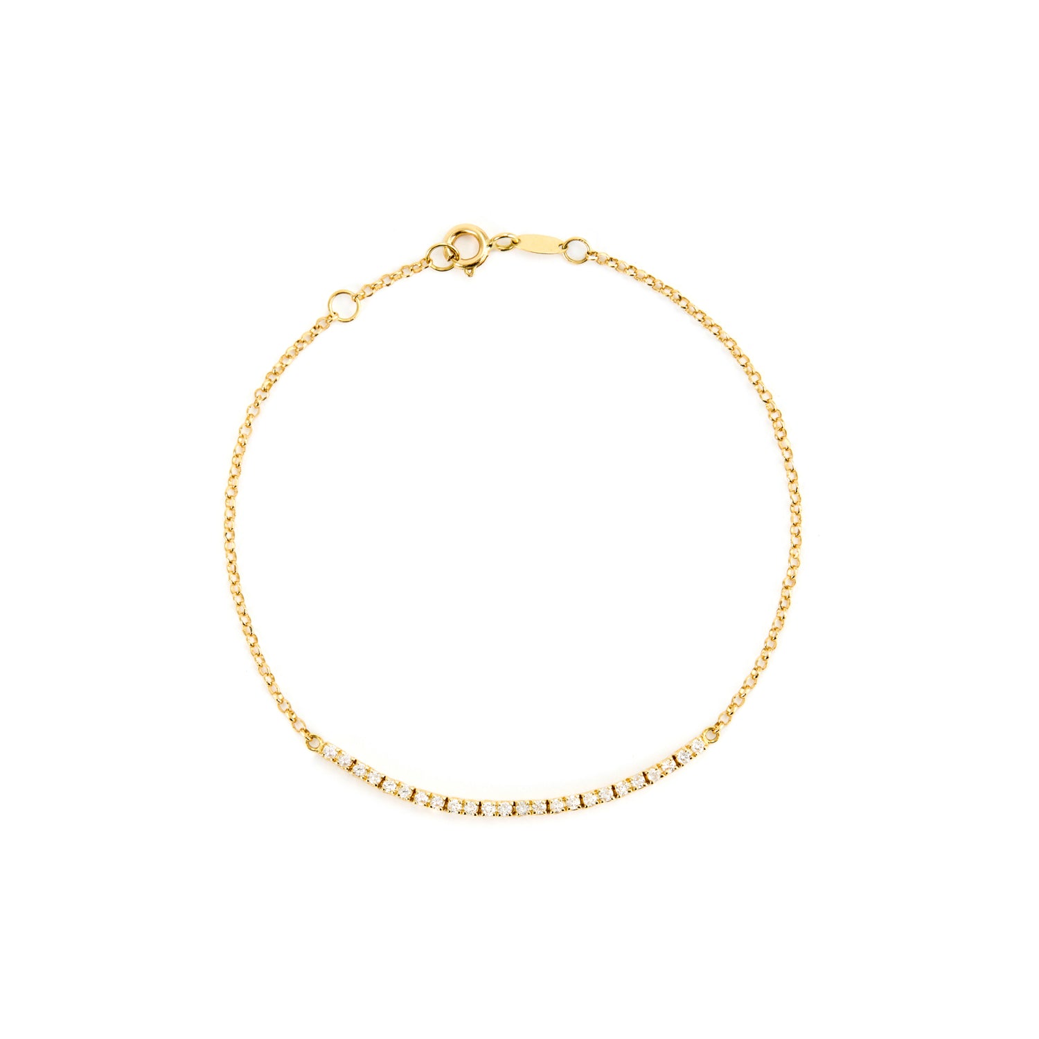 Pulseira Meia Riviera Ouro Amarelo