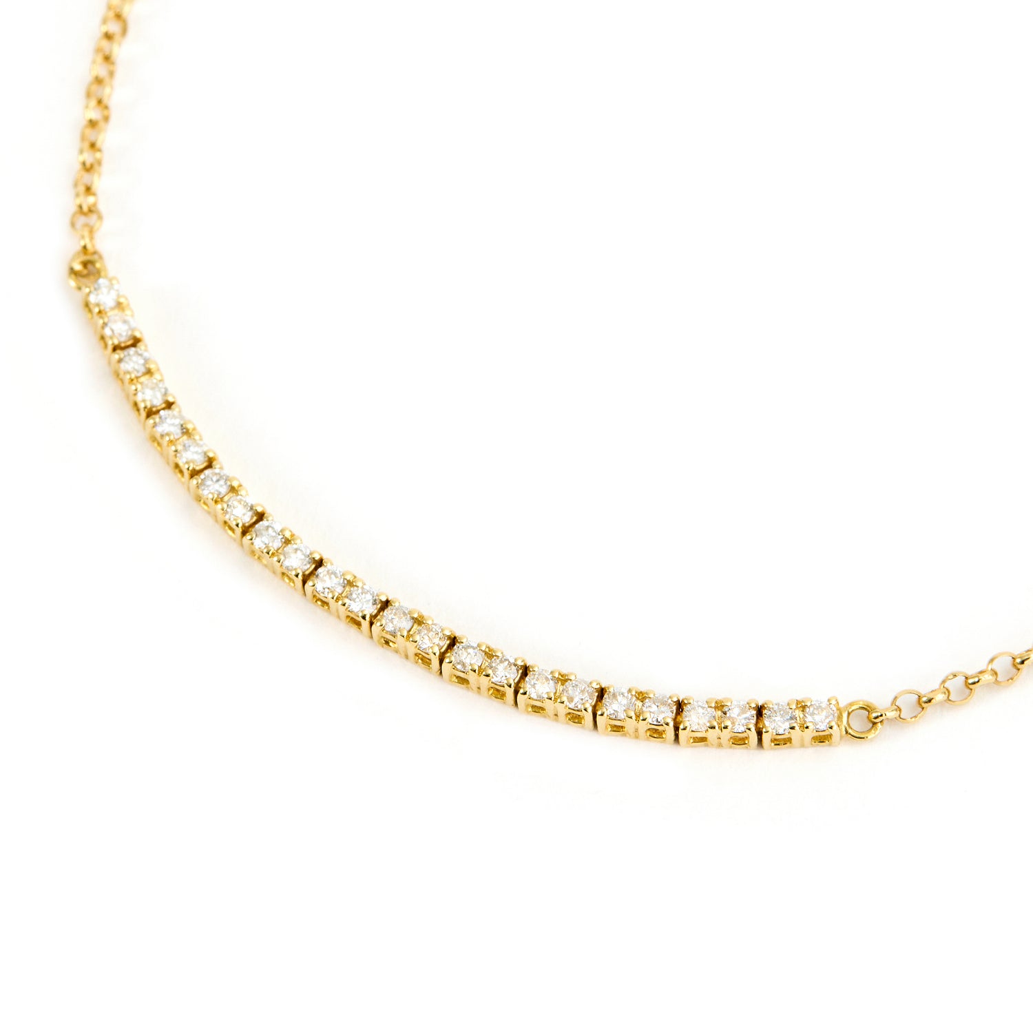 Pulseira Meia Riviera Ouro Amarelo