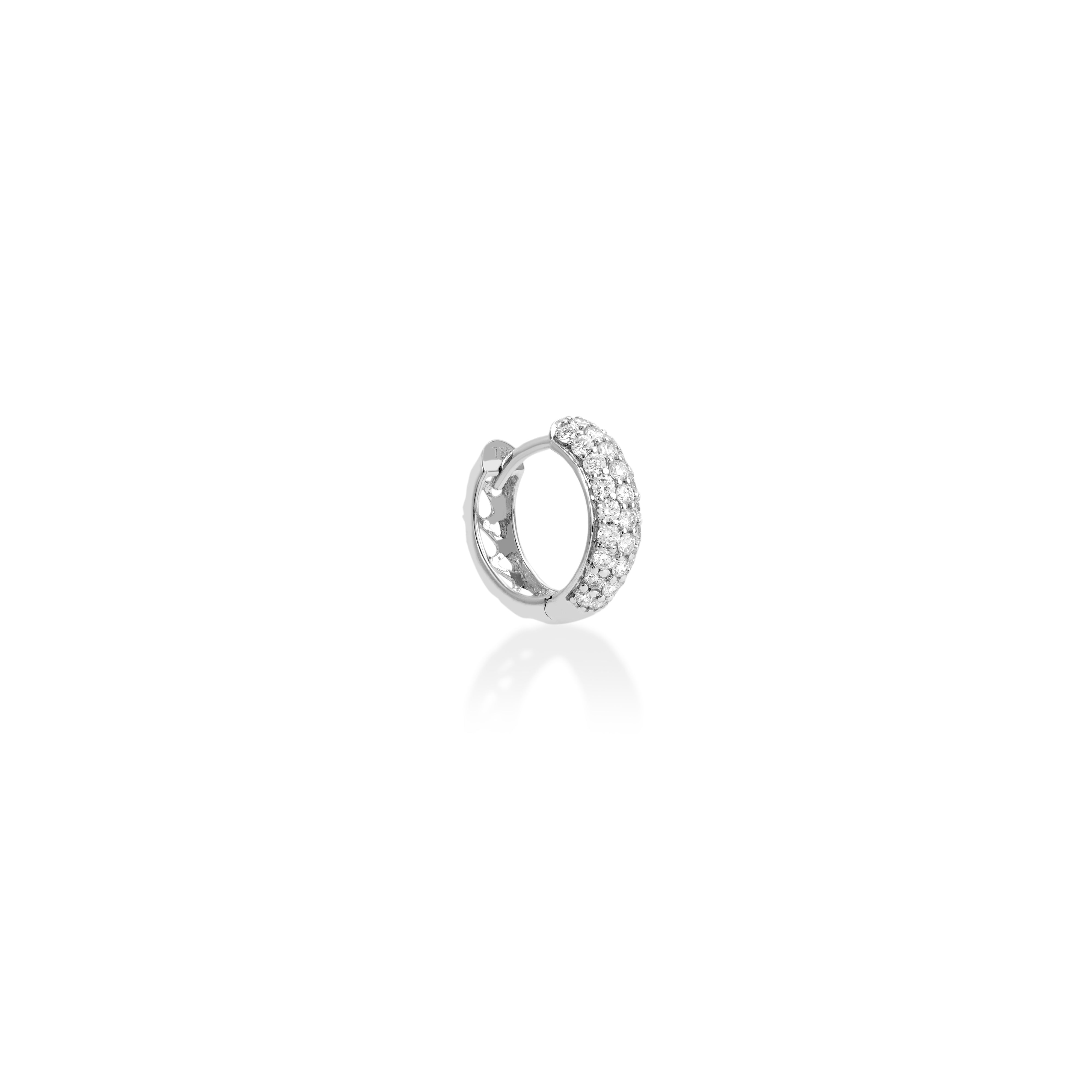 Brinco Argola Pave