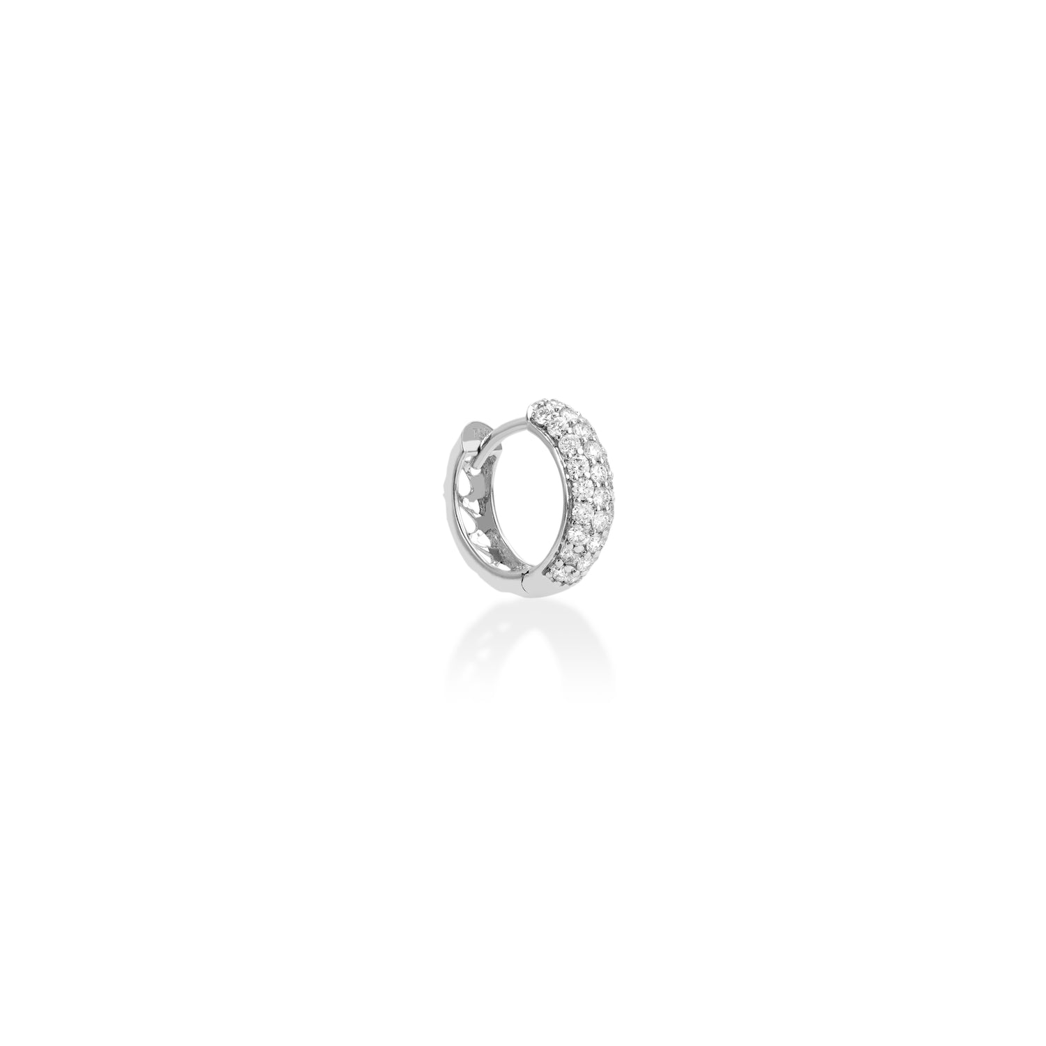 Brinco Argola Pave