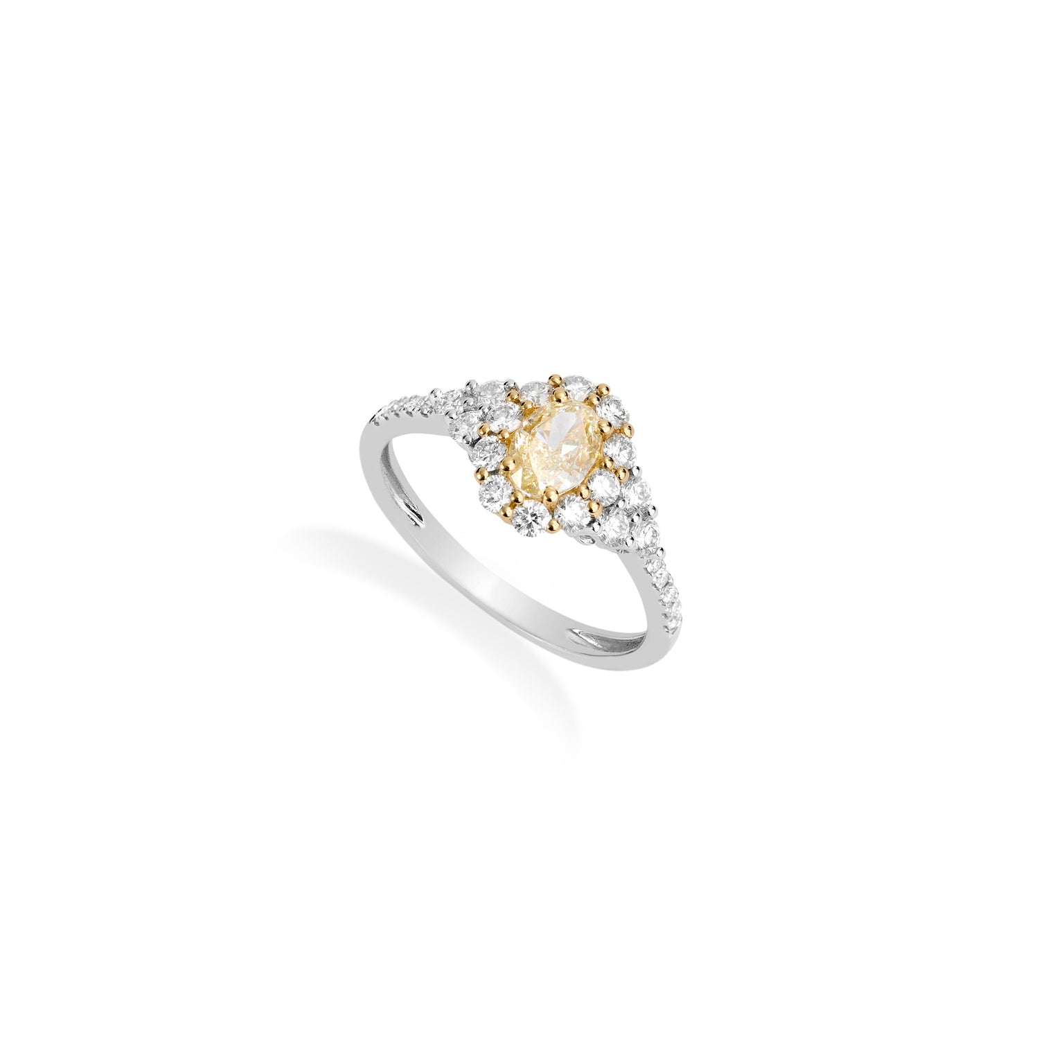 Anel Oval Yellow