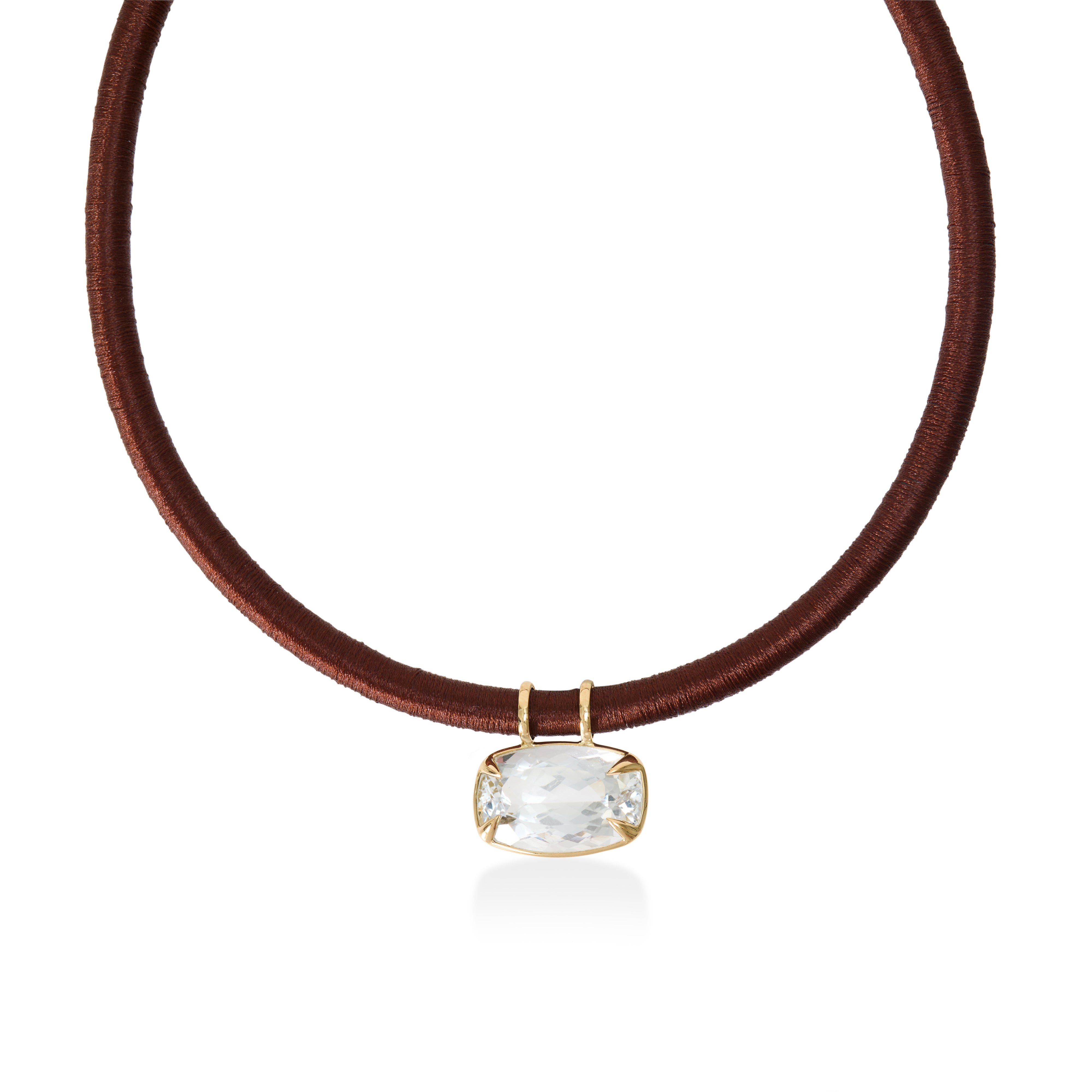 Pingente Topázio Branco