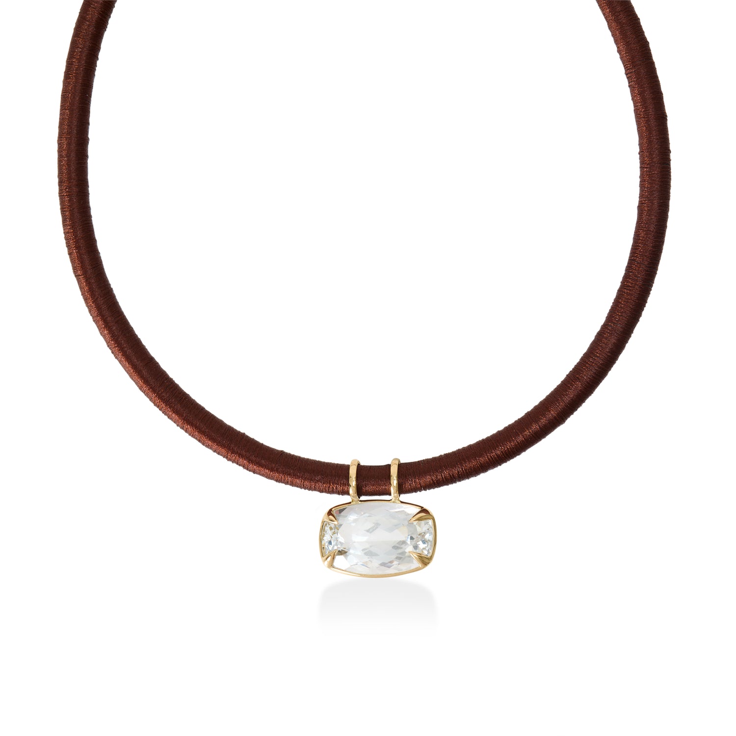 Pingente Topázio Branco