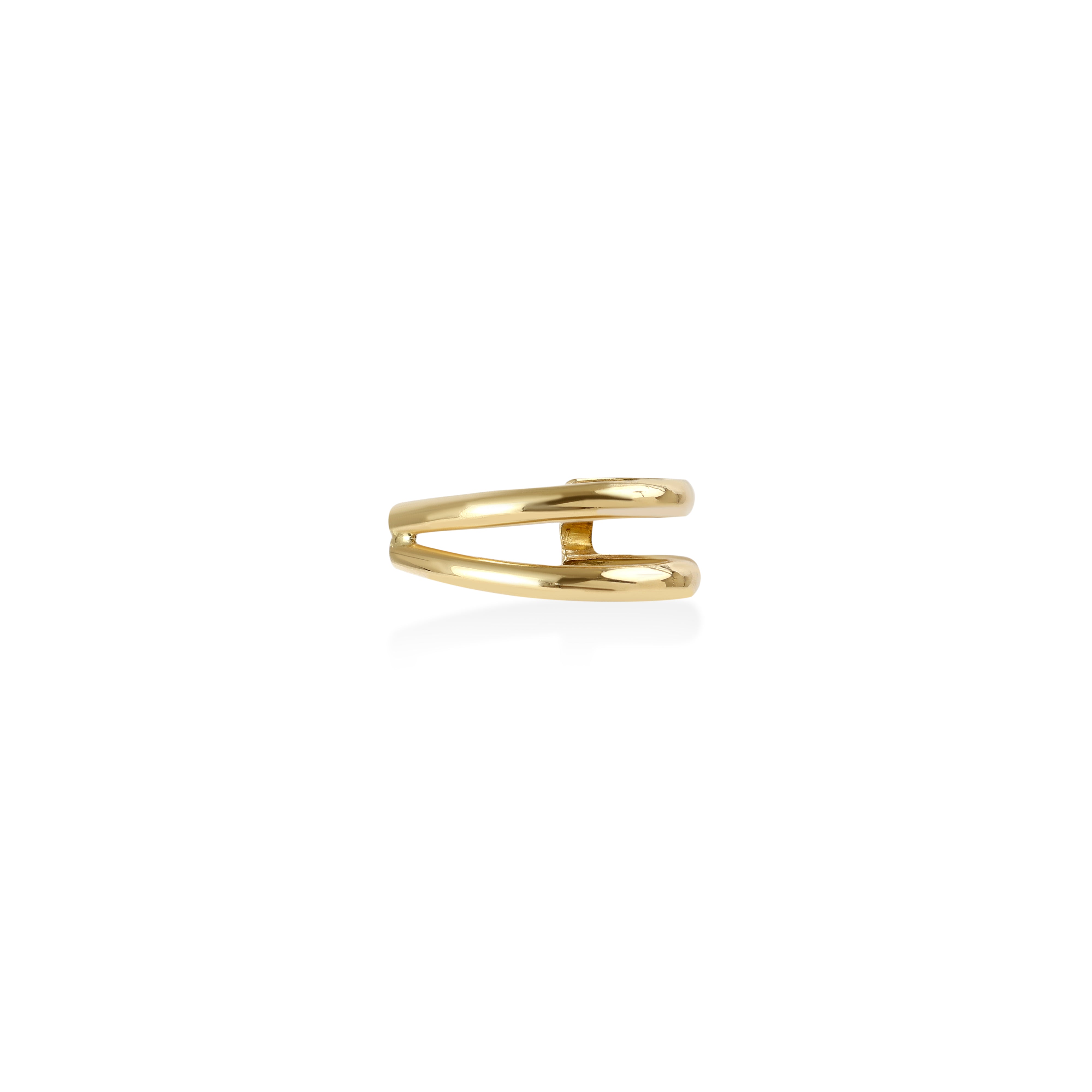 Piercing Liso Ouro Amarelo 2 Voltas