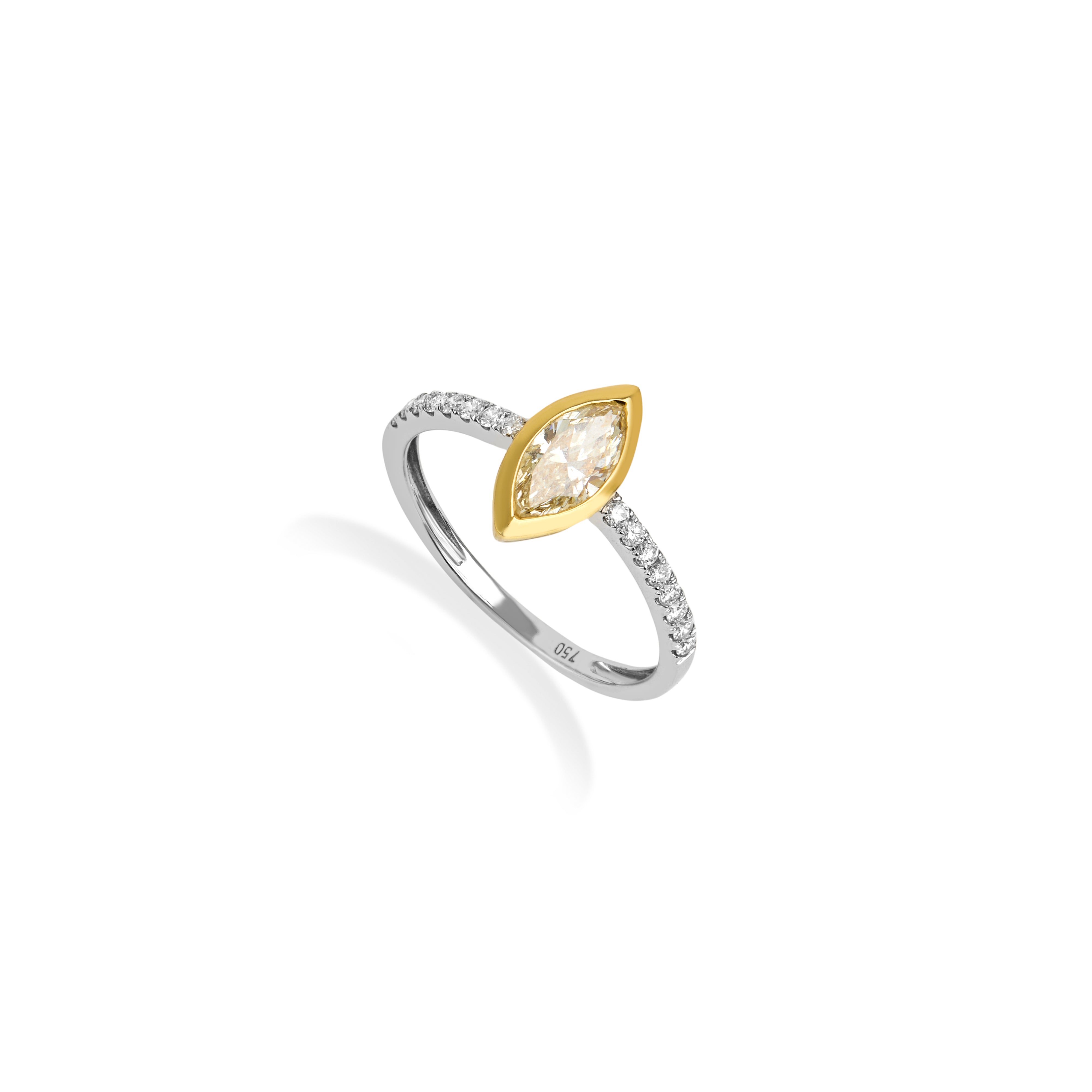 Anel Fancy Yellow