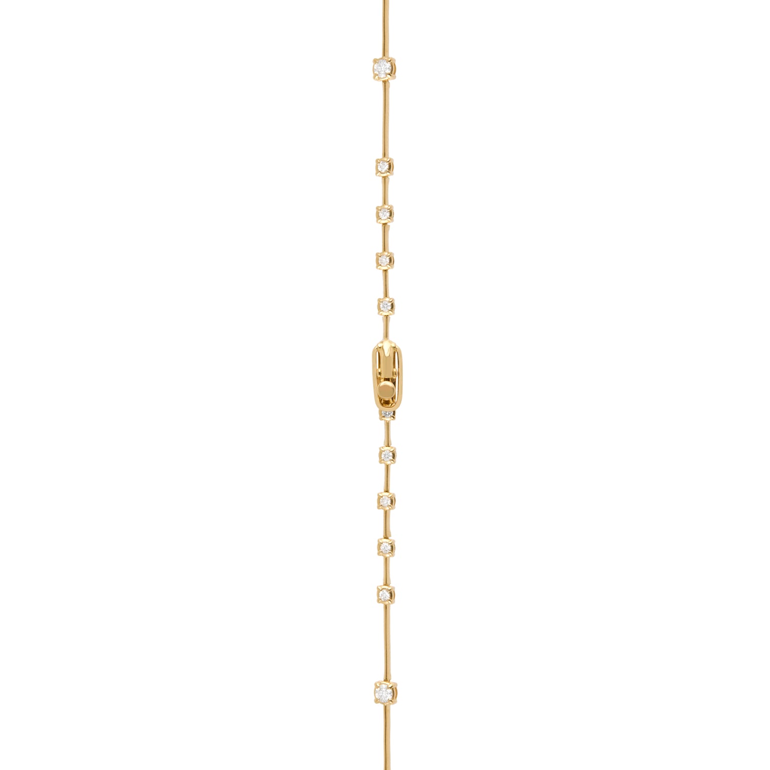 Terço em Ouro Amarelo com Diamantes