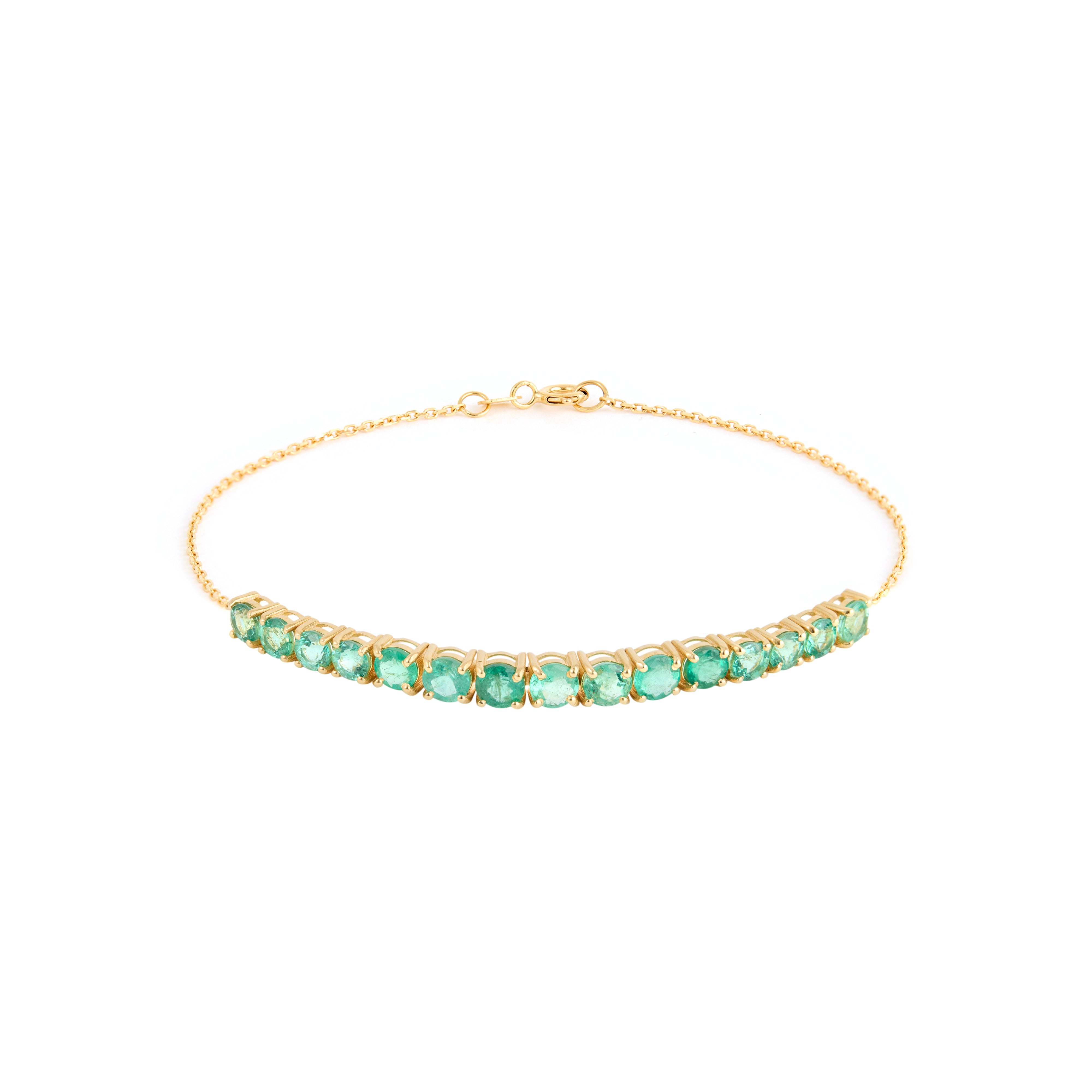 Pulseira Esmeraldas