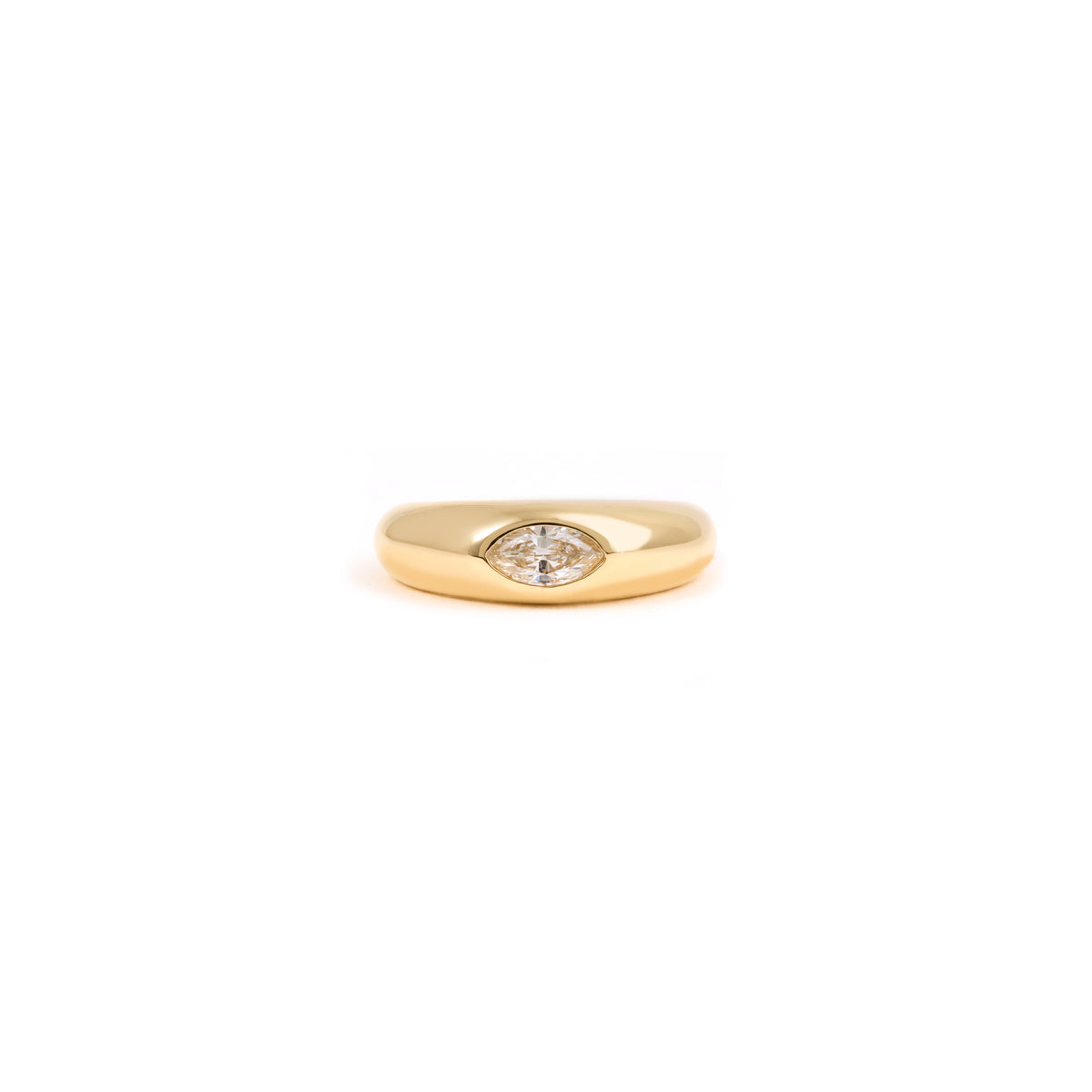 Anel Diamante Marquise