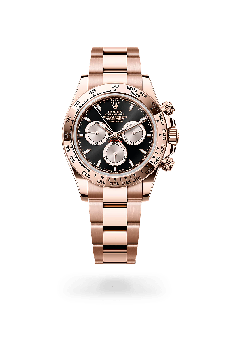 Rolex Cosmograph Daytona Oyster, 40 mm, ouro Everose M126505-0001