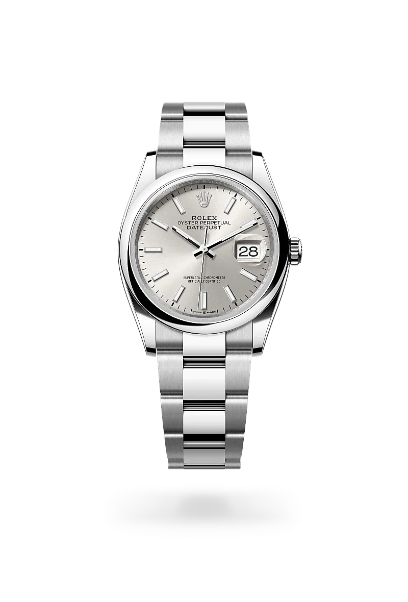Rolex Datejust 36 Oyster, 36 mm, aço Oystersteel M126200-0002