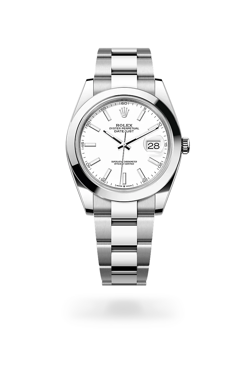 Rolex Datejust 41 Oyster, 41 mm, aço Oystersteel M126300-0005