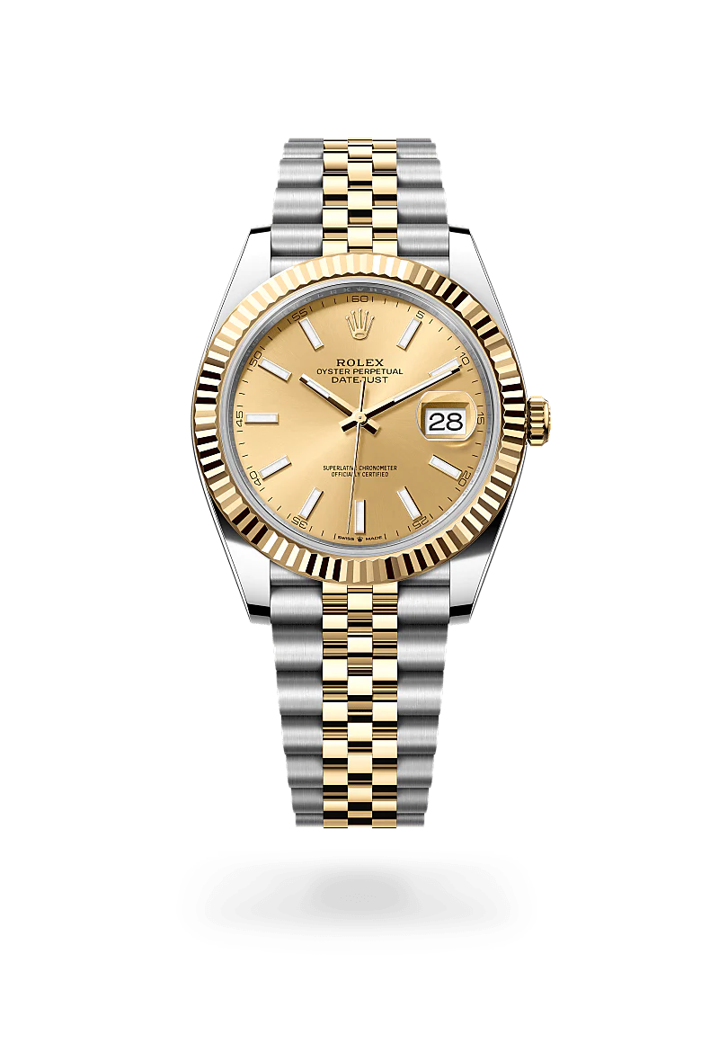 Rolex Datejust 41 Oyster, 41 mm, aço Oystersteel e ouro amarelo M126333-0010